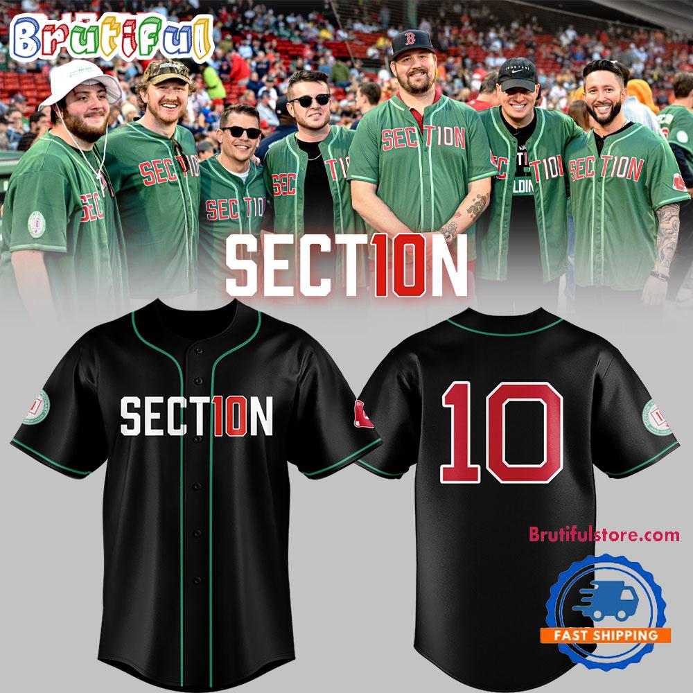 Boston Red Sox Section 10 Is Back In The Building Baseball Jersey