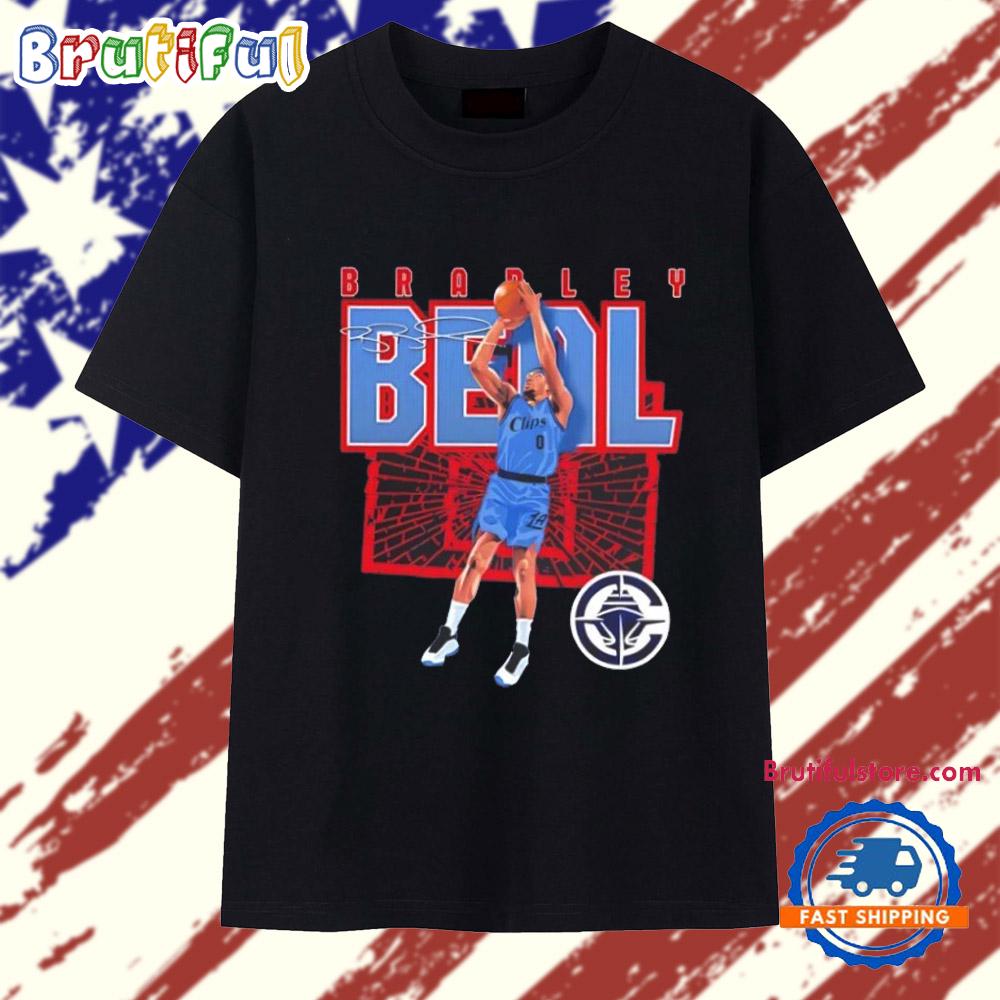 Bradley Beal Los Angeles Clippers Shattered Signature T Shirt