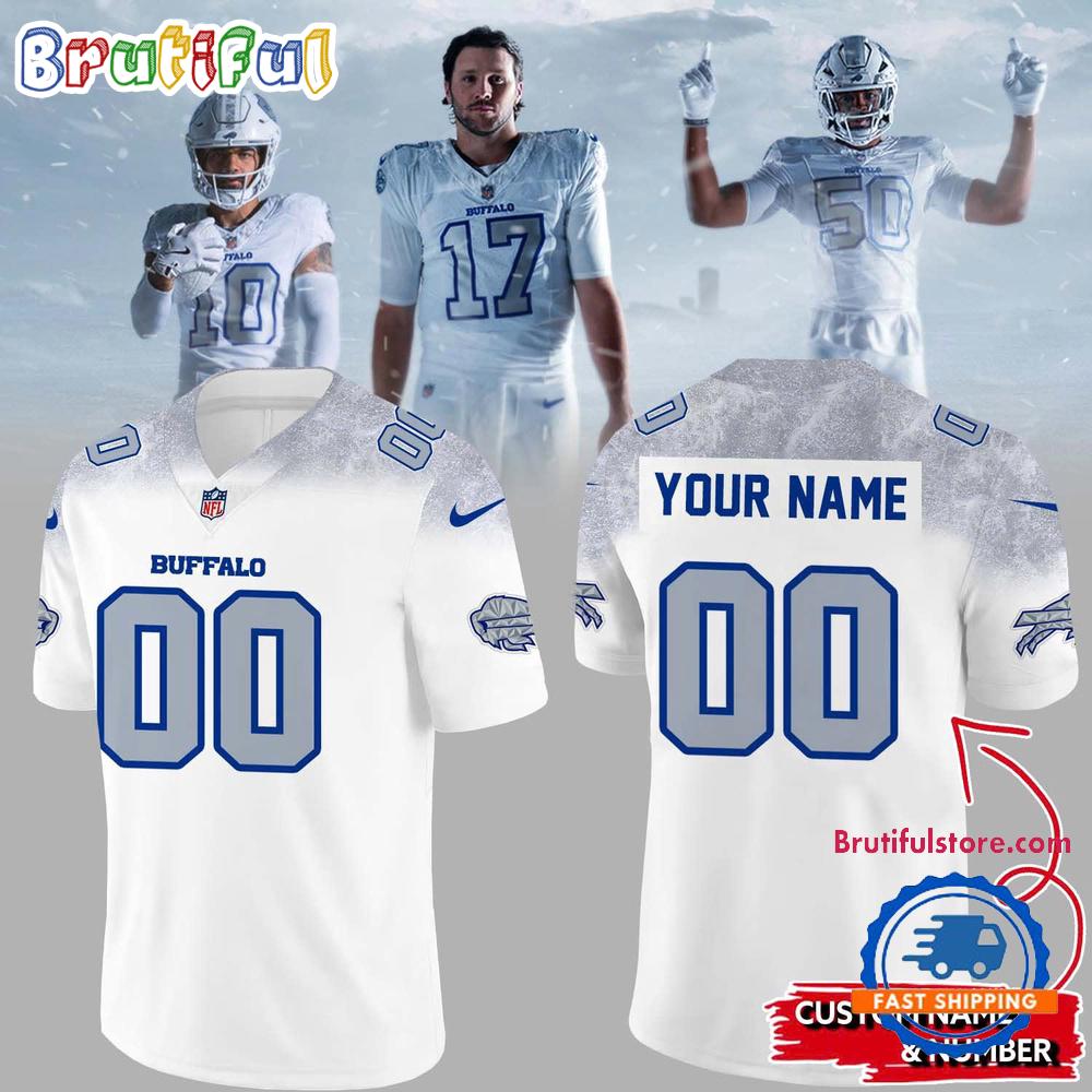 Buffalo Bills 2025 Rivalries Custom Football Jersey