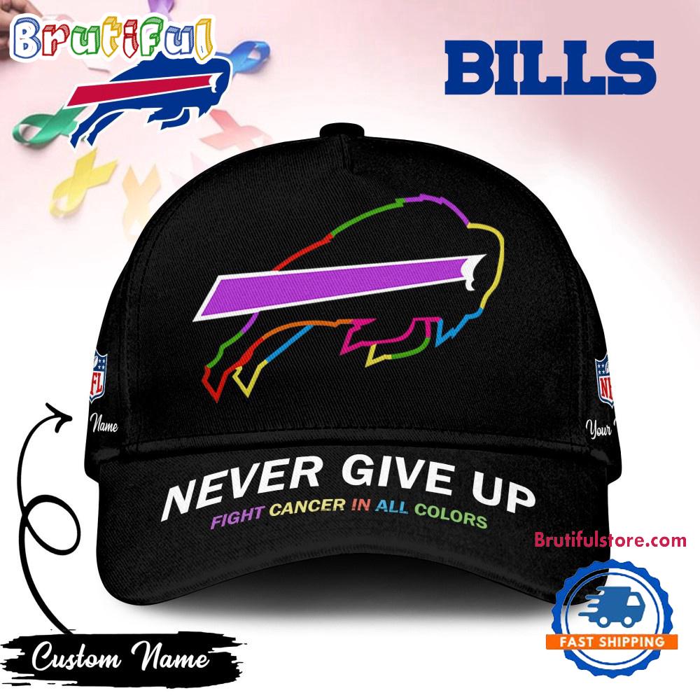 Buffalo Bills Never Give Up Fight Cancer In All Colors Classic Cap