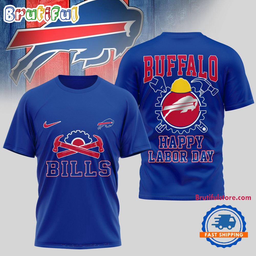 Buffalo Bills NFL Happy Labor Day 2025 Uniesx 3D Shirt
