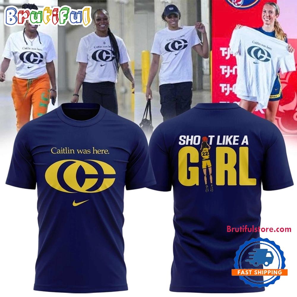 Caitlin Clark WNBA Caitlin Was Here 2025 3D Shirt