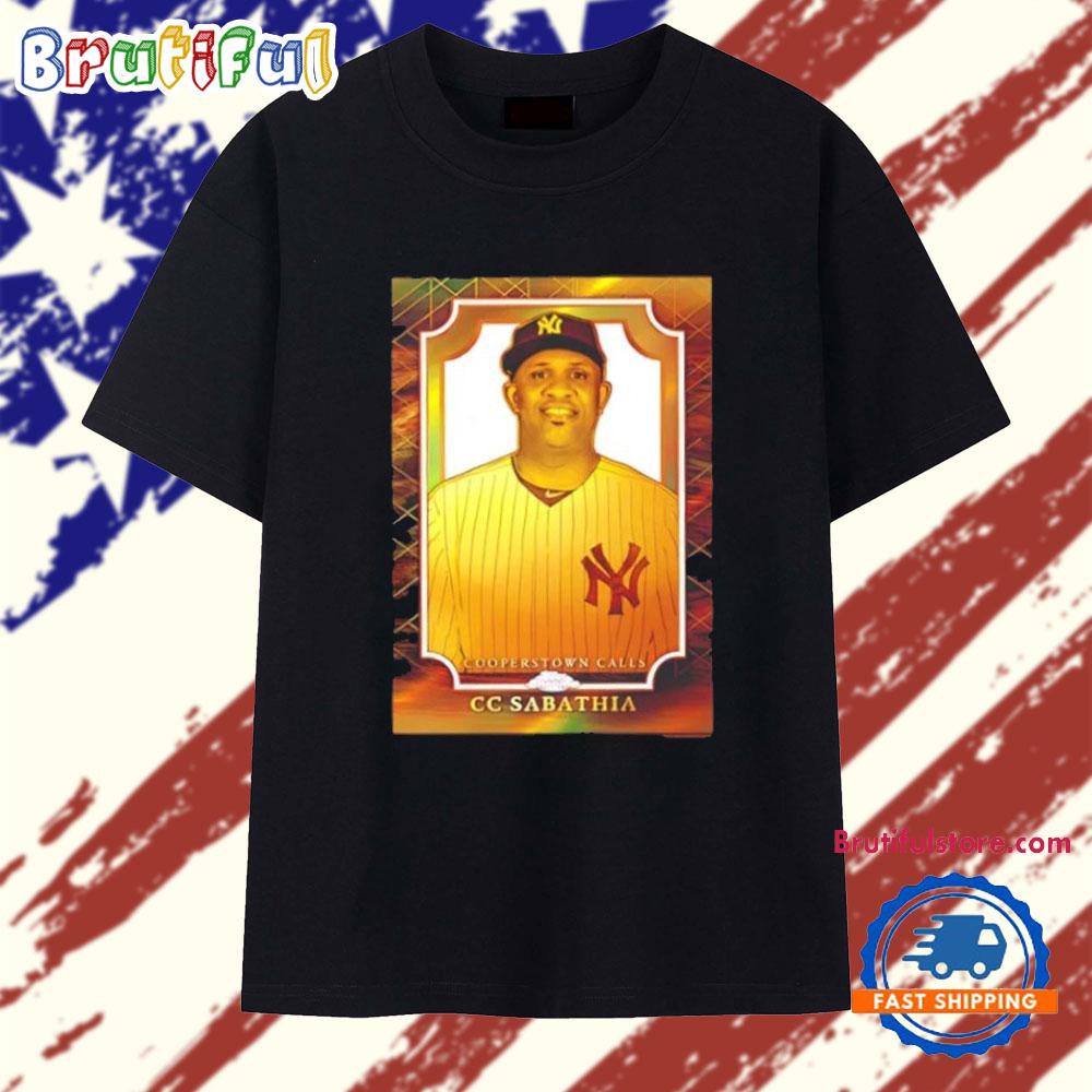 CC Sabathia New York Yankees 2025 MLB Hall of Fame Cooperstown T Shirt