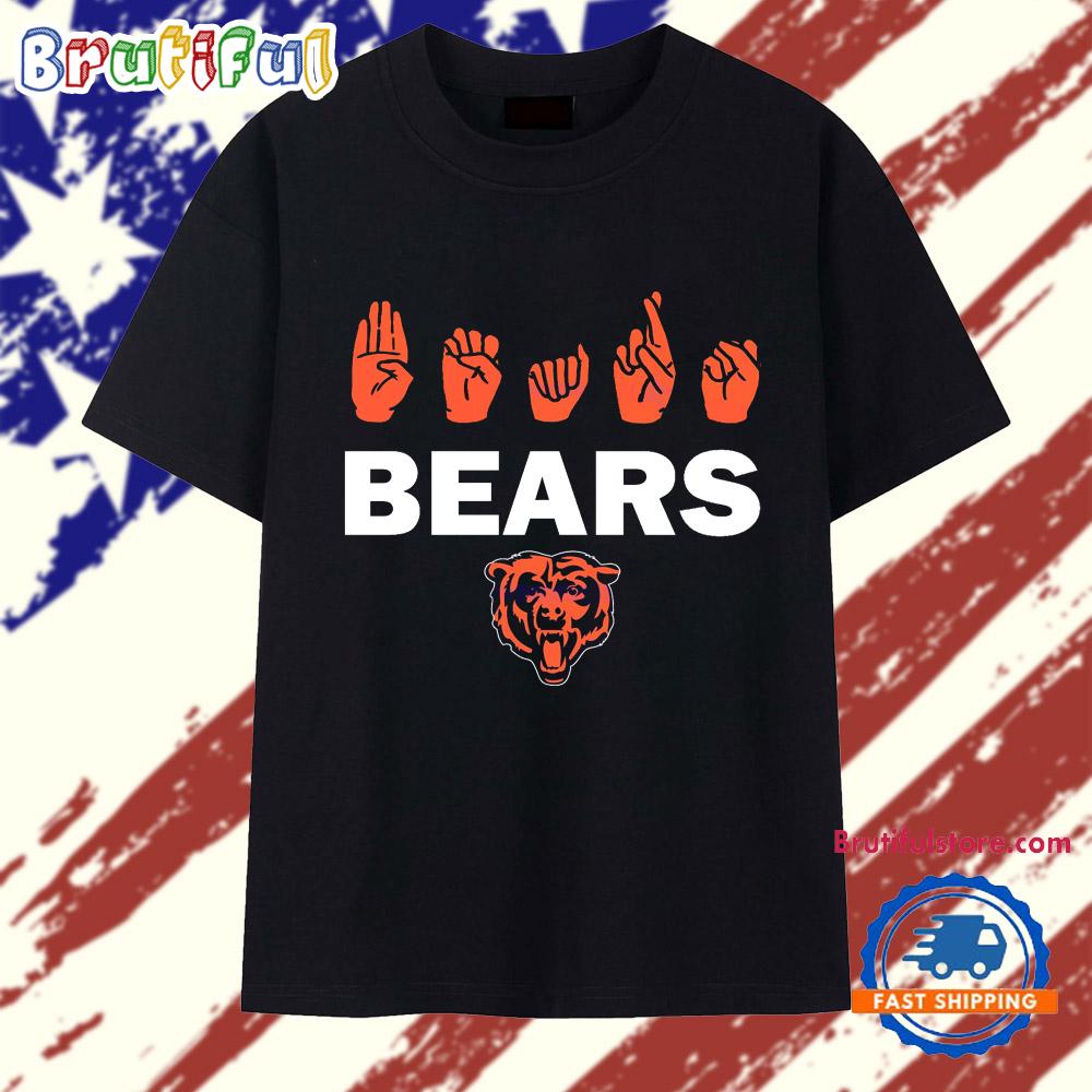 Chicago Bears Homage Youth Love Sign T Shirt