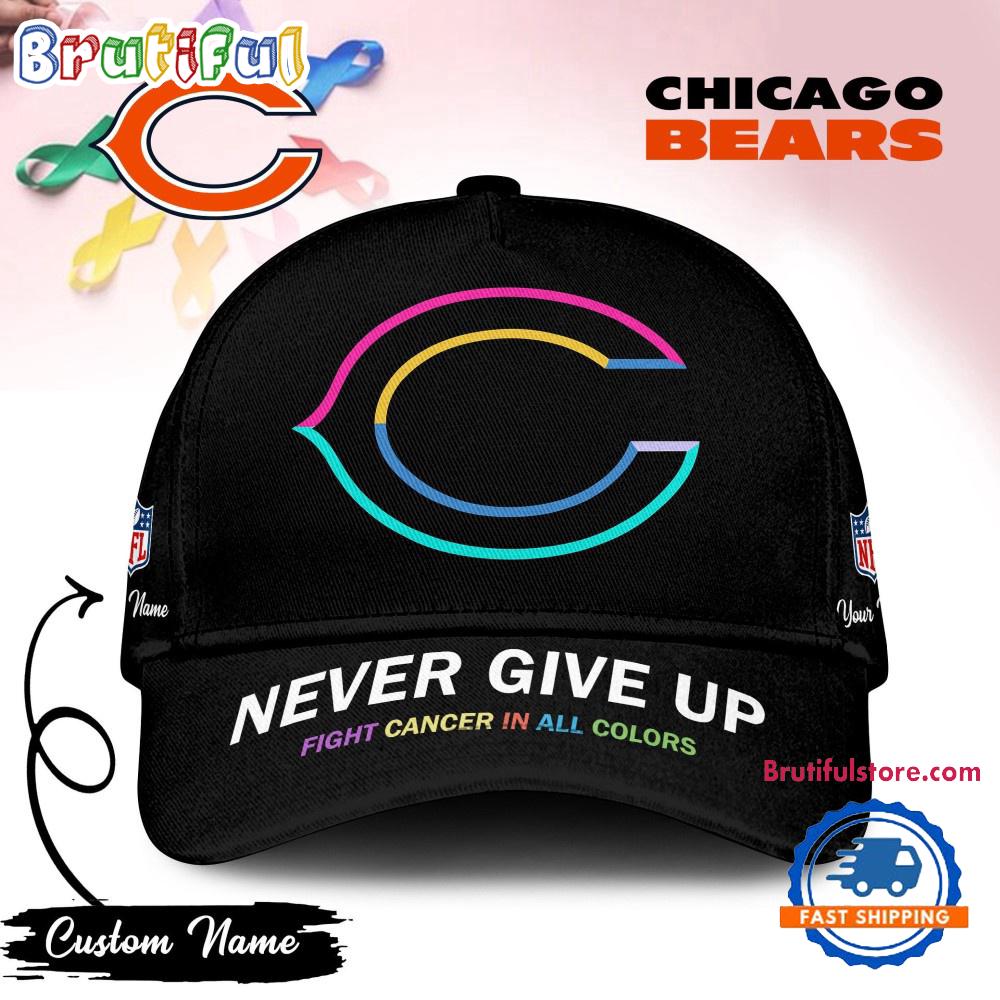 Chicago Bears Never Give Up Fight Cancer In All Colors Classic Cap