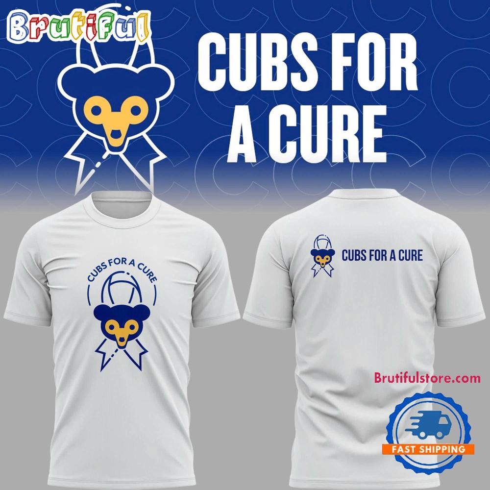 Chicago Cubs for a Cure 2025 Limited Edition 3D Shirt