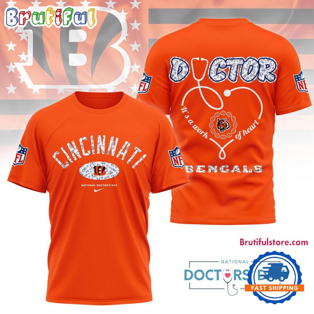 Cincinnati Bengals NFL National Doctors Day Unisex 3D Shirt