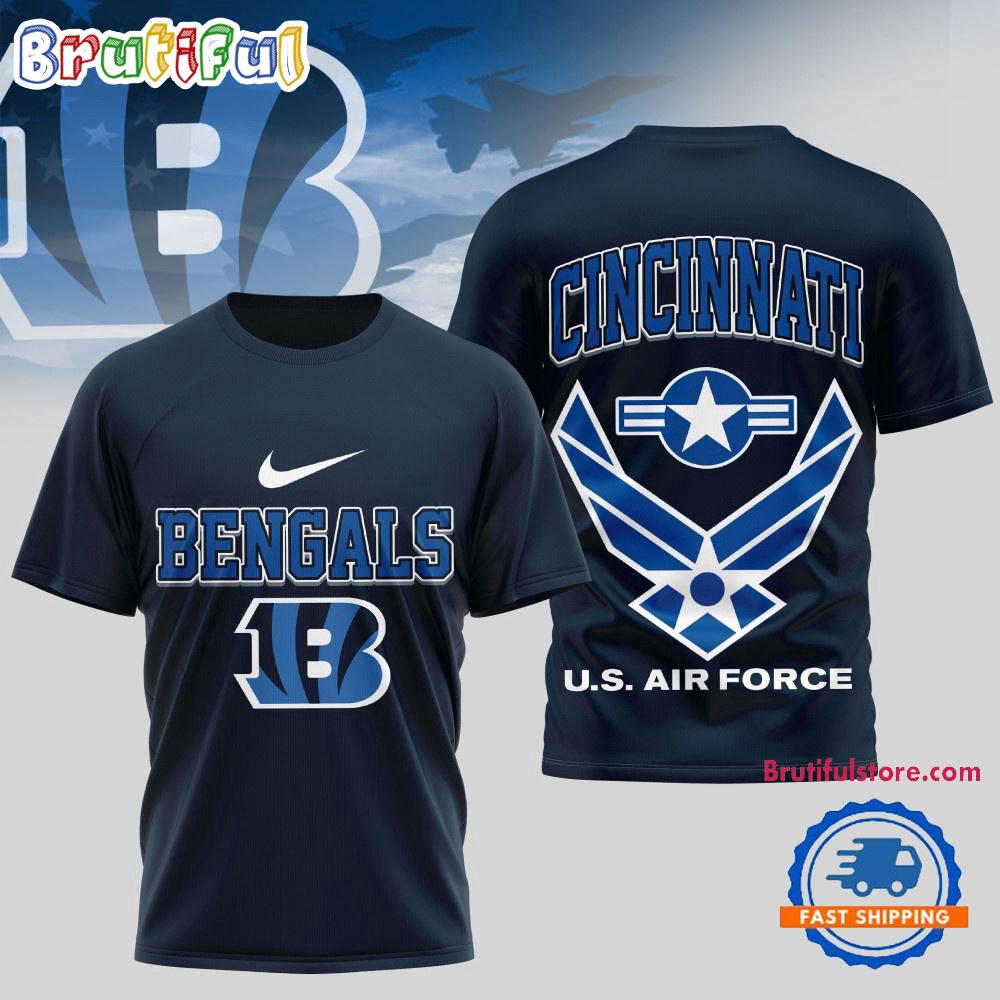 Cincinnati Bengals US Air Force Military Unisex 3D Shirt