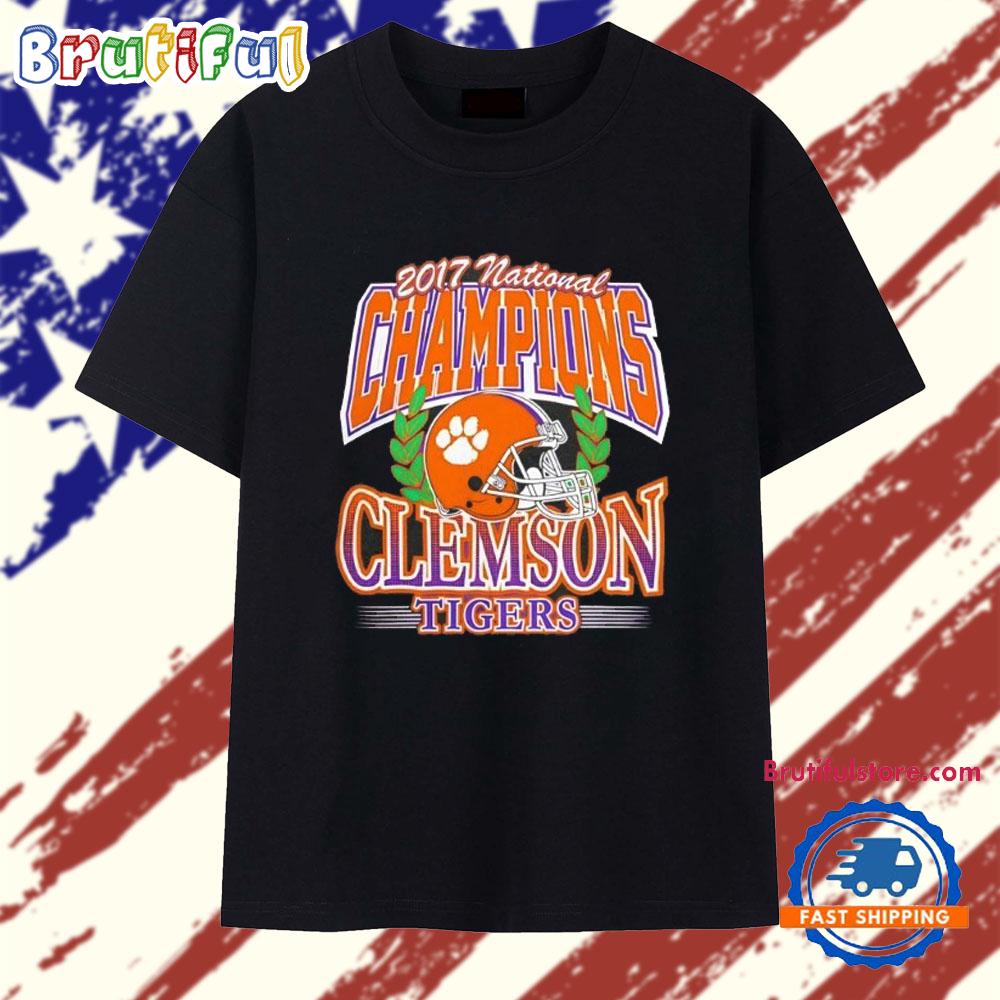 Clemson Tigers 2017 National Champions Football T Shirt
