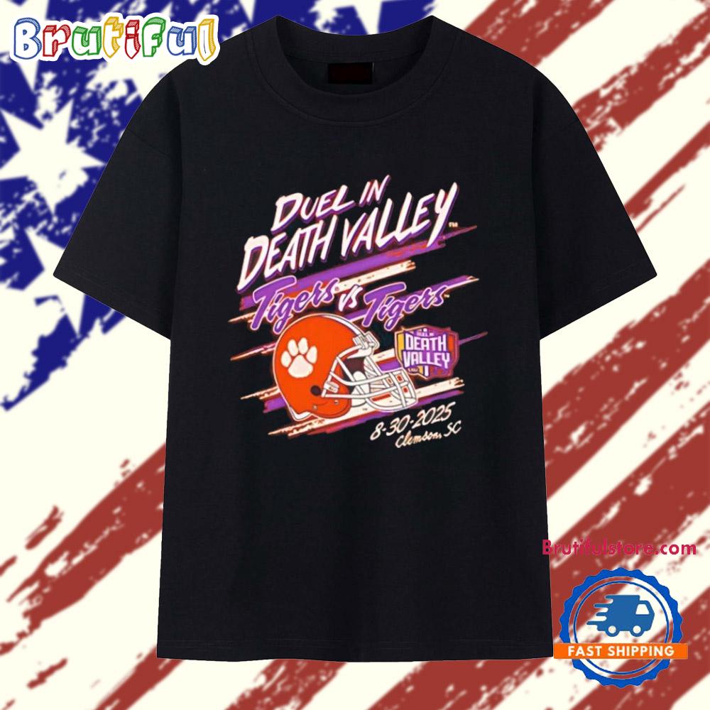 Clemson Tigers Duel In Death Valley Tigers vs Tigers T Shirt