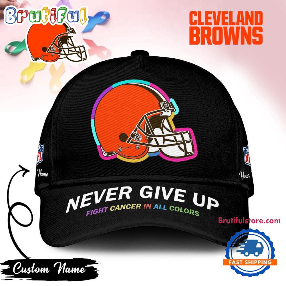 Cleveland Browns Never Give Up Fight Cancer In All Colors Classic Cap
