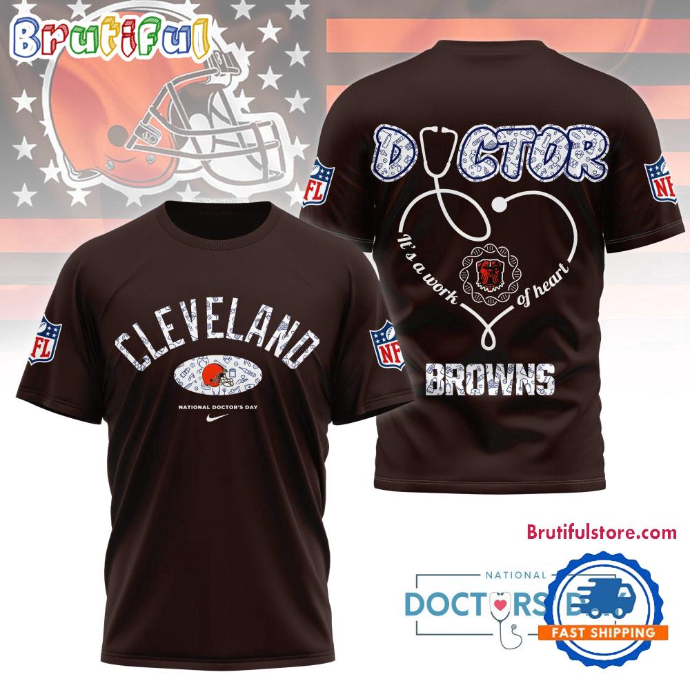 Cleveland Browns NFL National Doctors Day Unisex 3D Shirt