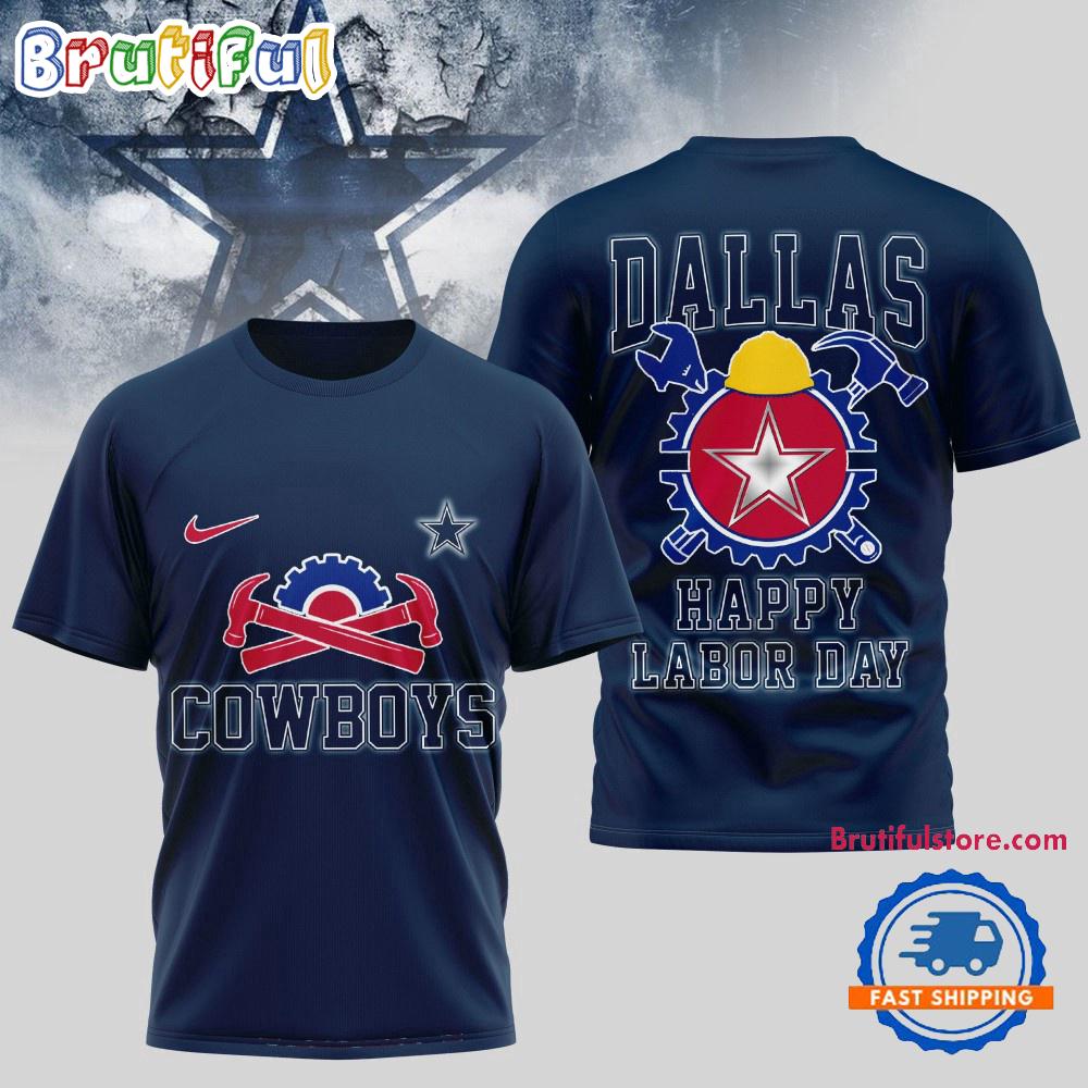 Dallas Cowboys NFL Happy Labor Day 2025 Uniesx 3D Shirt