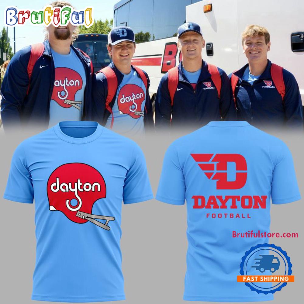 Dayton Flyers Football 2025 New Uniform T Shirt
