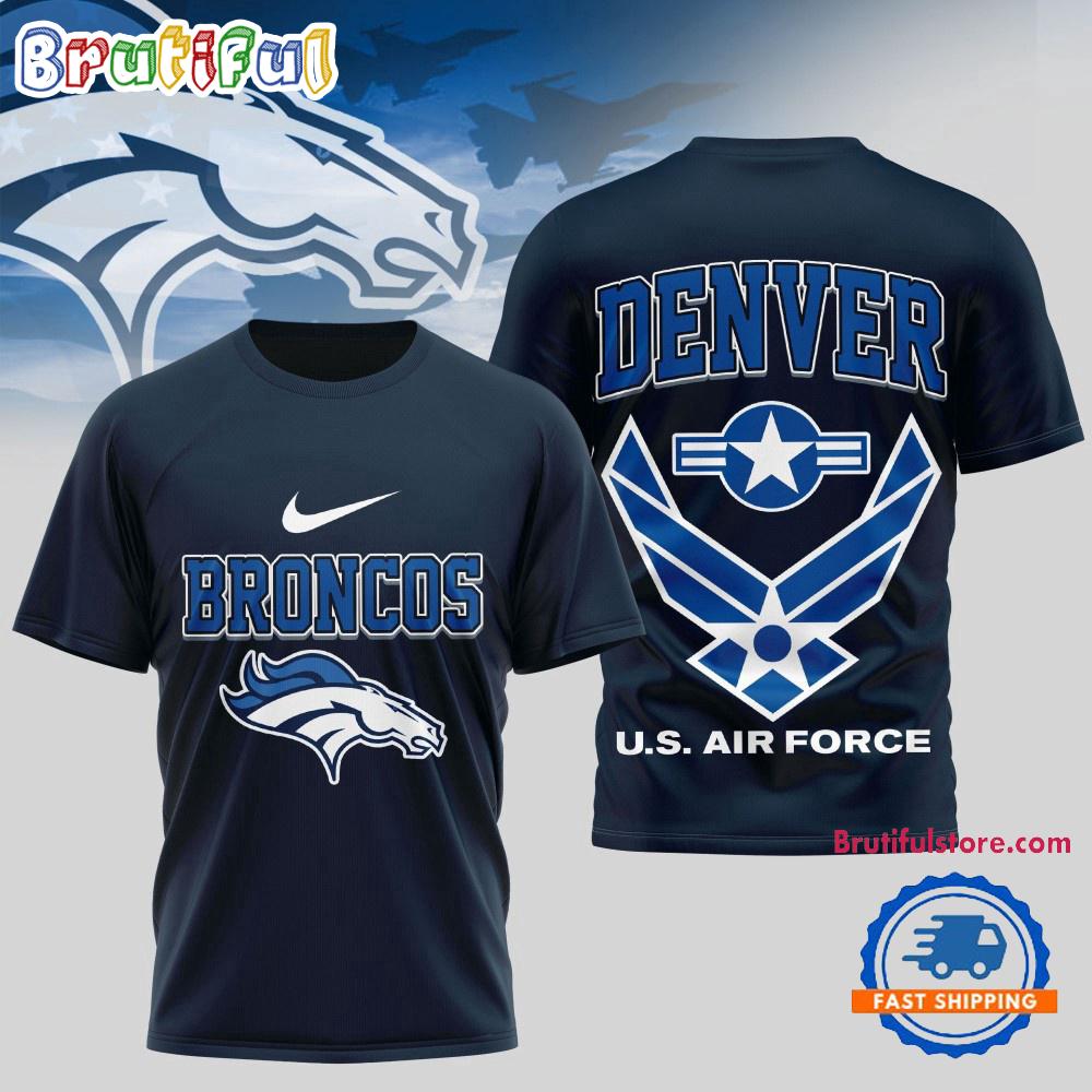 Denver Broncos US Air Force Military Unisex 3D Shirt