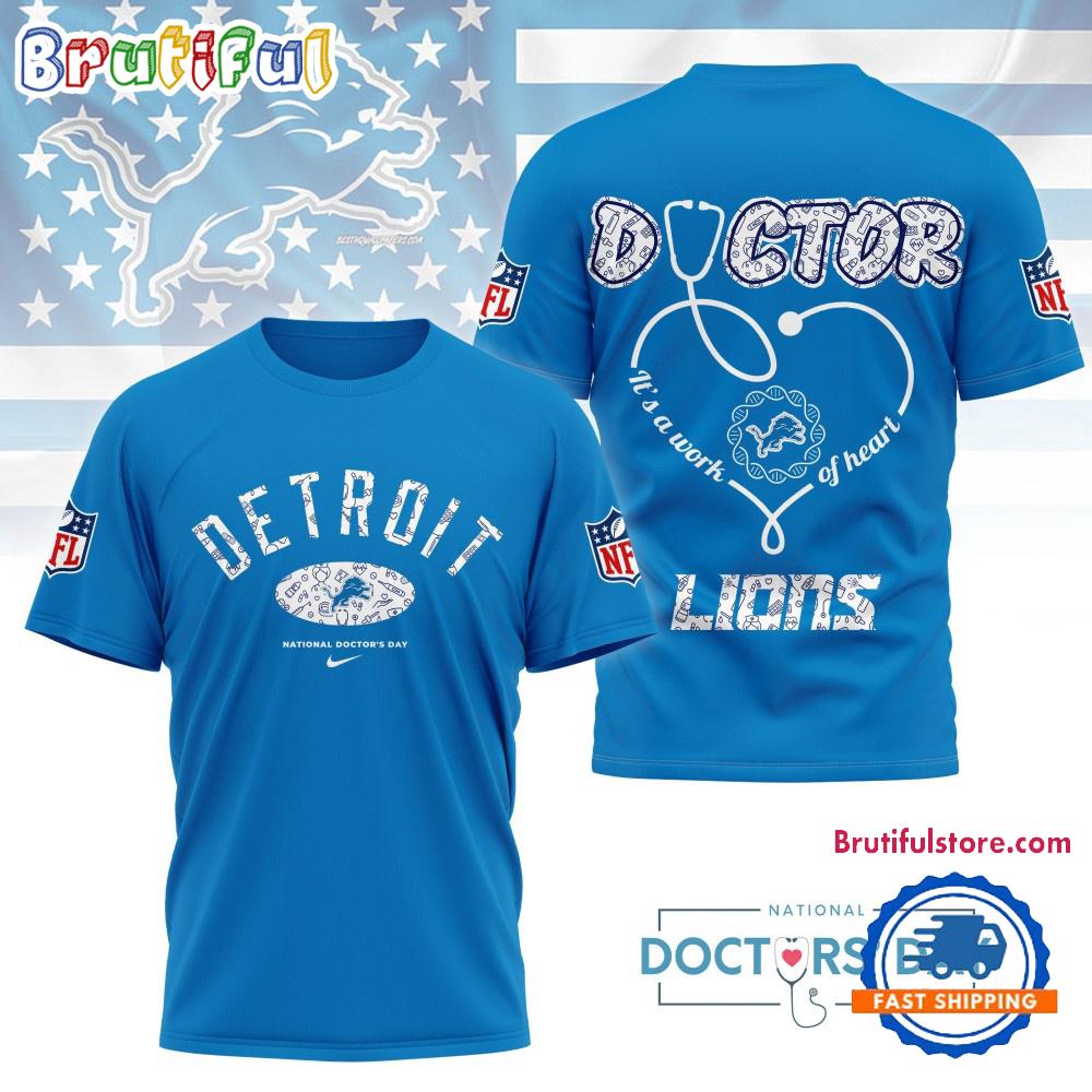 Detroit Lions NFL National Doctors Day Unisex 3D Shirt