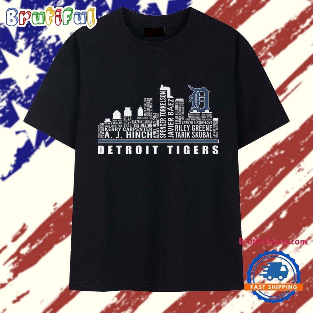 Detroit Tigers Player Name 2025 T Shirt