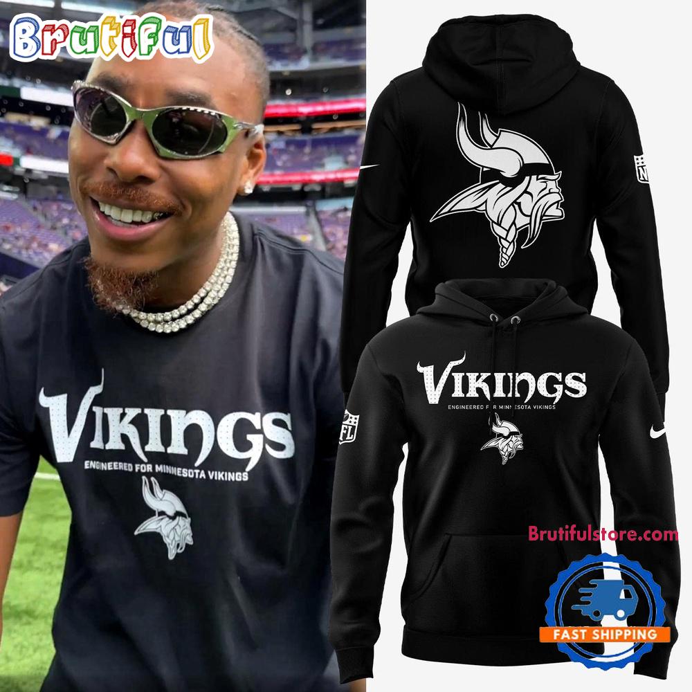 Engineered For Minnesota Vikings 2025 Hoodie