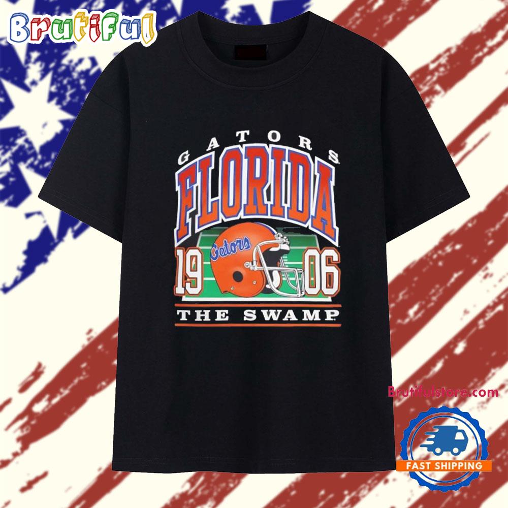 Florida Gators Go Big The Swamp Helmet T Shirt