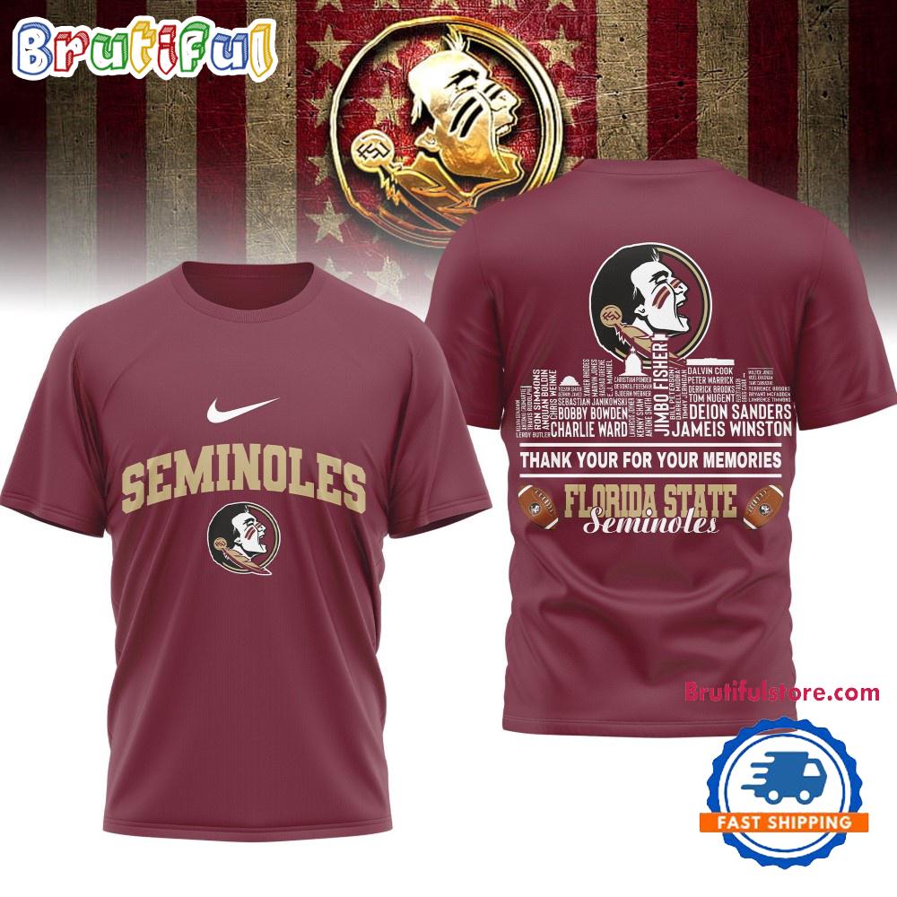 Florida State Seminoles Legends of the Game 3D Shirt