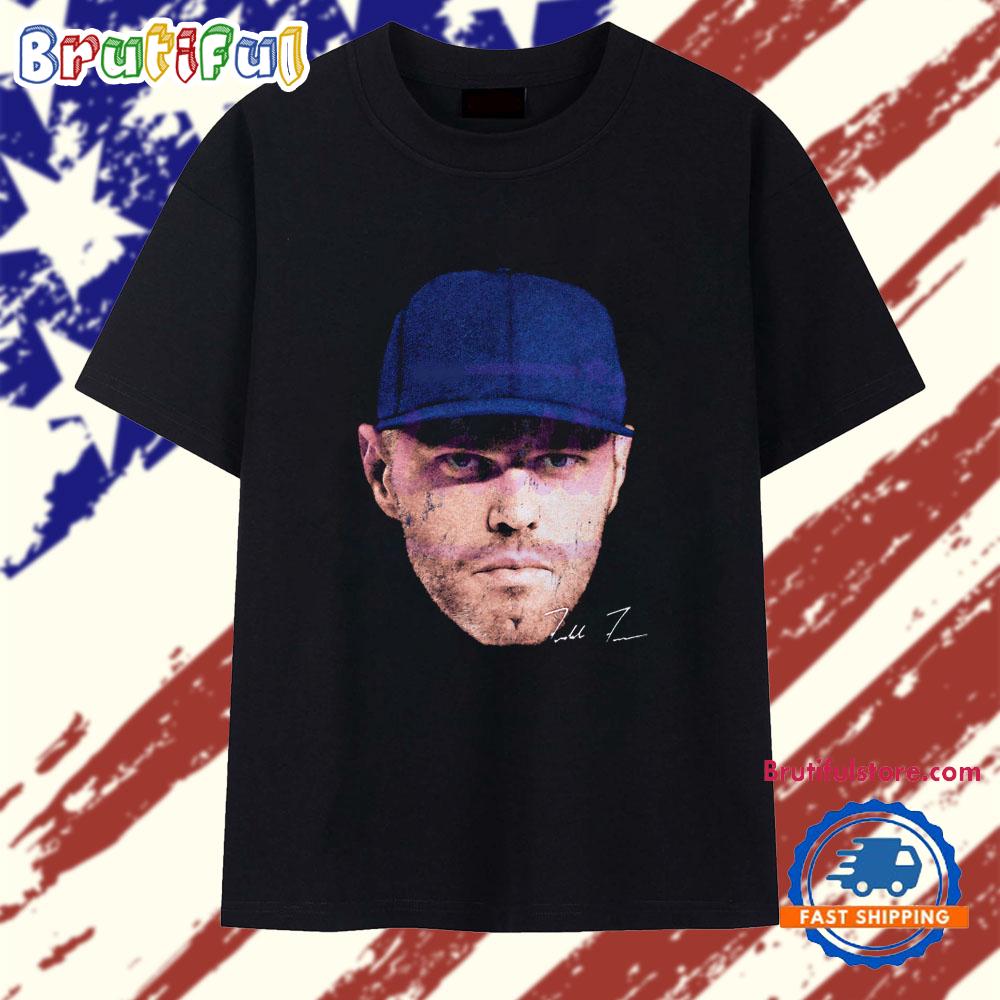 Freddie Freeman Los Angeles Baseball Vintage Headshot T Shirt