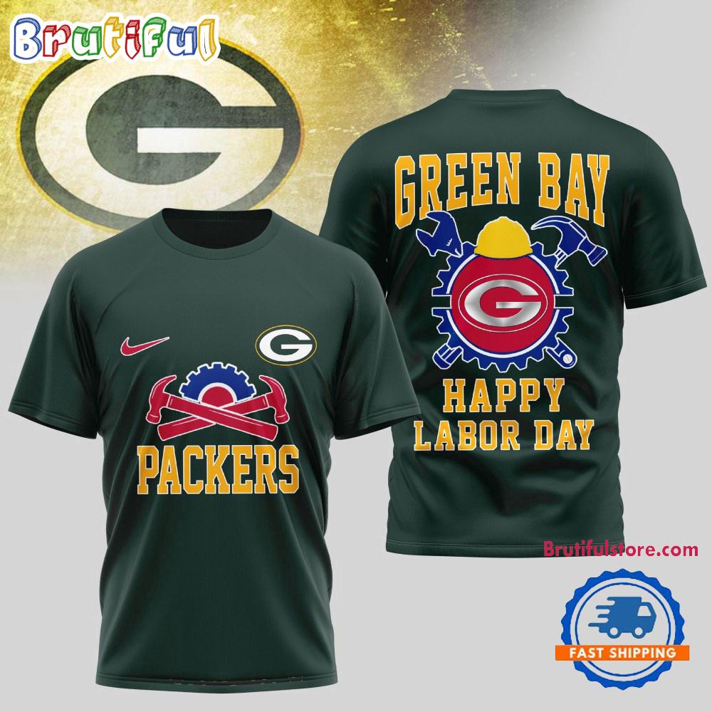 Green Bay Packers NFL Happy Labor Day 2025 Uniesx 3D Shirt