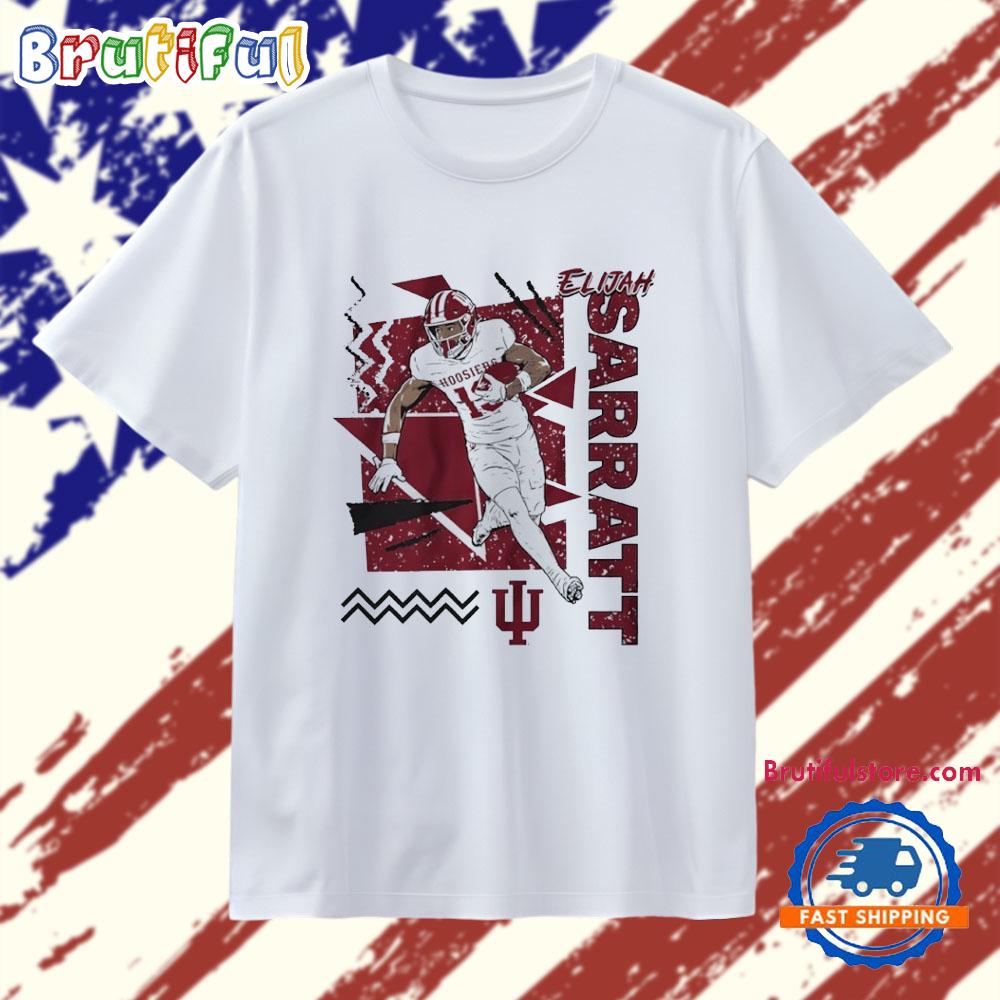 Indiana Hoosiers Football Elijah Sarratt 90s Style T Shirt