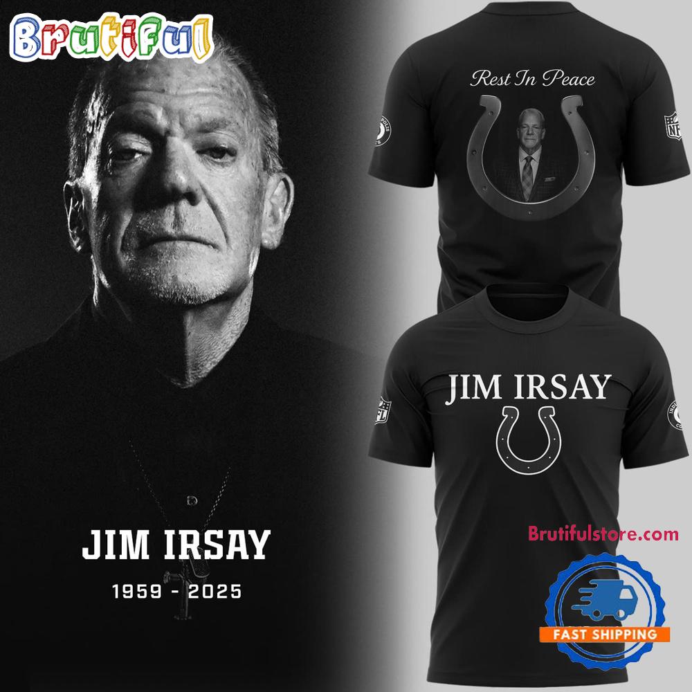 Indianapolis Colts Big Man Jim Irsay Football Tribute 1959-2025 T Shirt