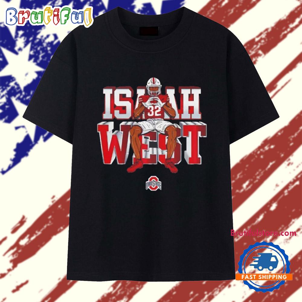 Isaiah West Ohio State Buckeyes caricature T Shirt