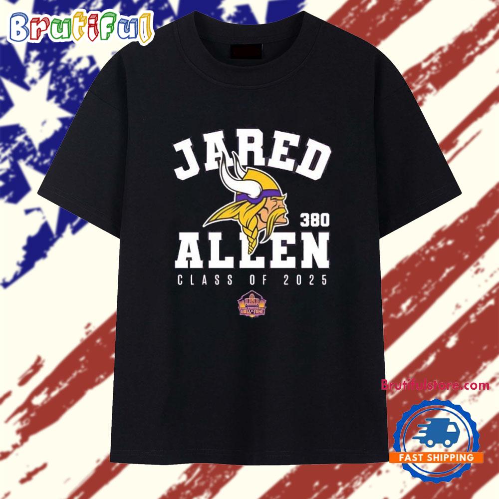 Jared Allen Class of 2025 Hall of Fame Minnesota Vikings T Shirt