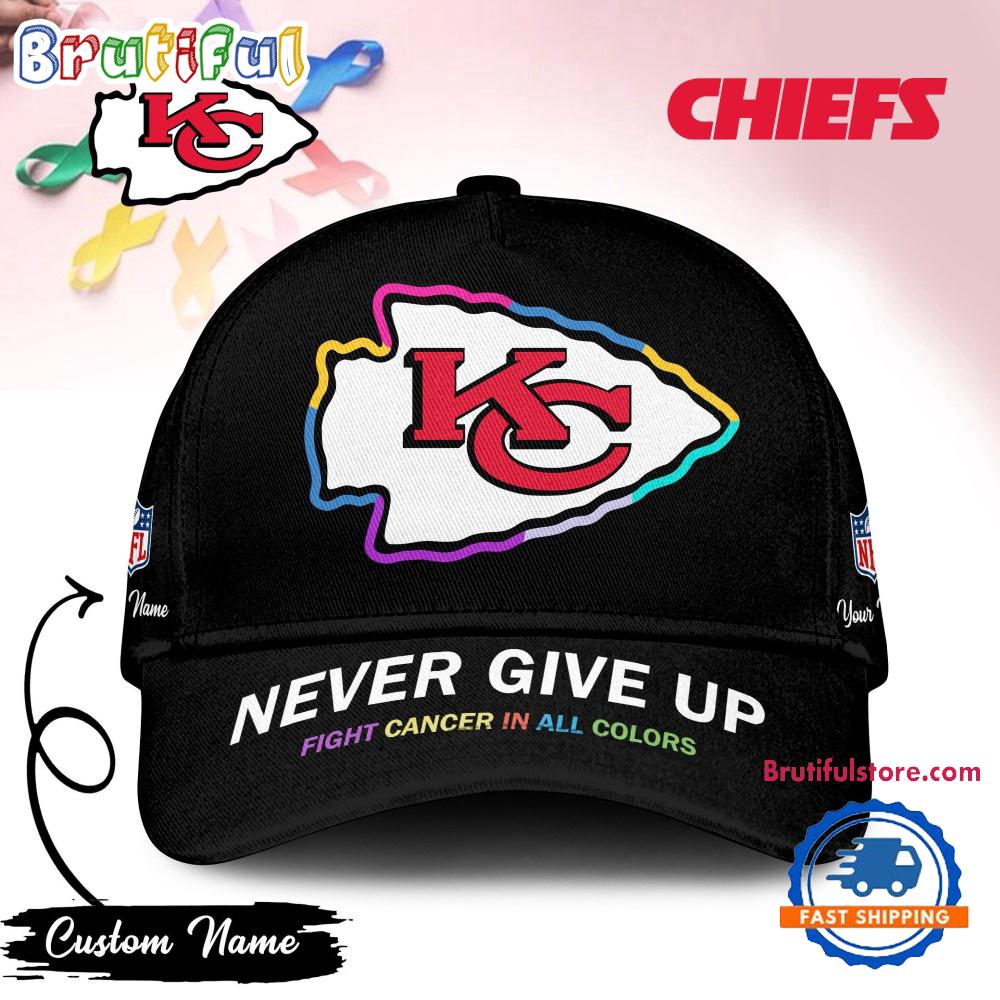 Kansas City Chiefs Never Give Up Fight Cancer In All Colors Classic Cap