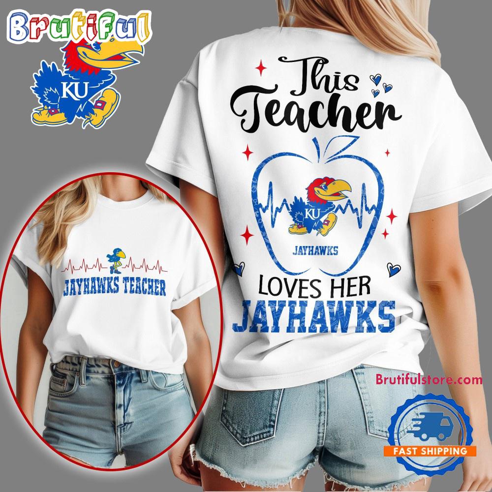 Kansas Jayhawks Teacher Appreciation Month Vintage T Shirt