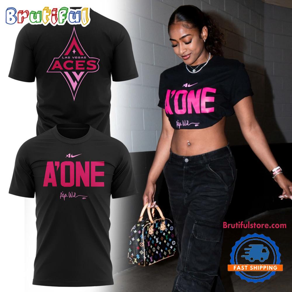 Las Vegas Aces A’ONE 2025 Signature T Shirt