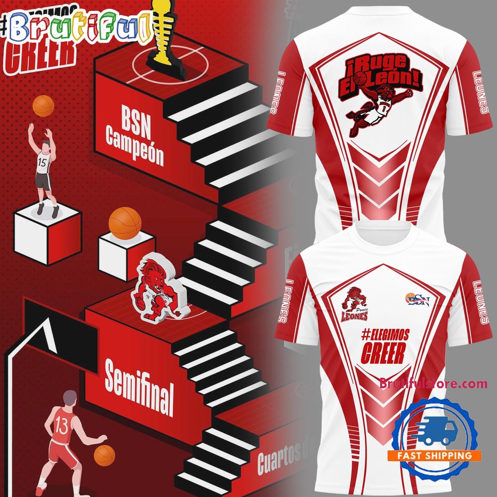 Leones de Ponce Play Offs 2025 Basketball Limited Edition Shirt