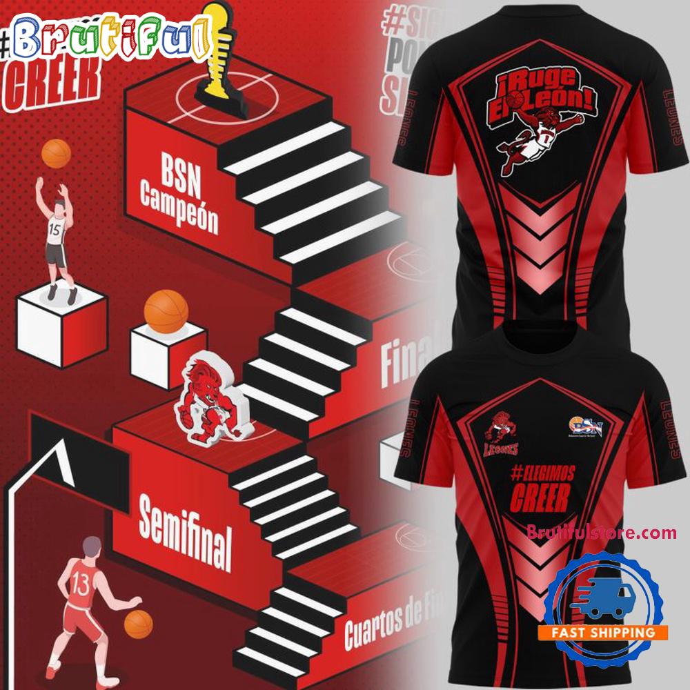 Leones de Ponce Play Offs 2025 Basketball New Design 3D Shirt
