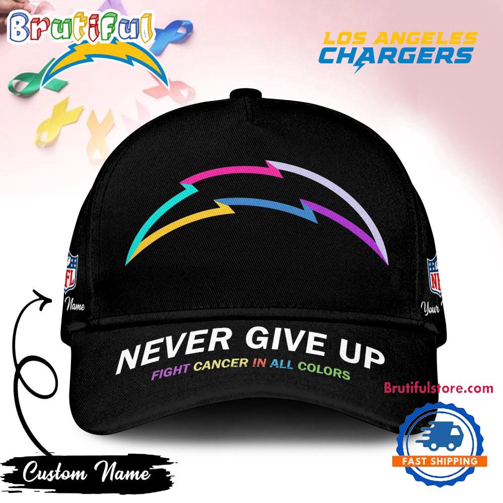 Los Angeles Chargers Never Give Up Fight Cancer In All Colors Classic Cap