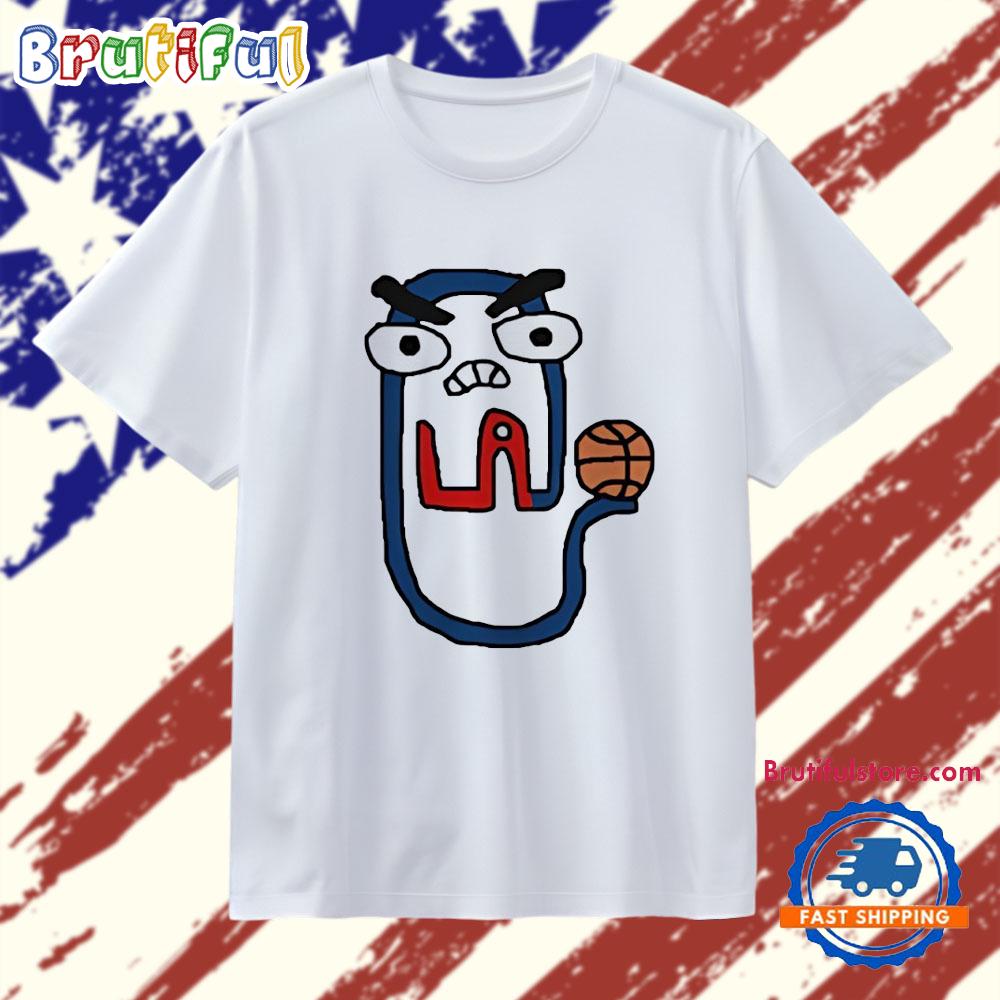 Los Angeles Clippers Clip Art T Shirt