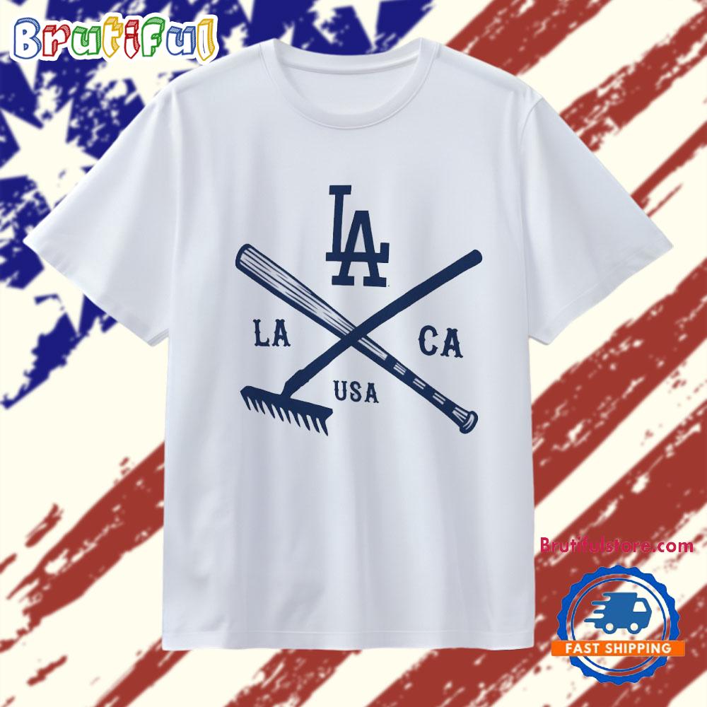 Los Angeles Dodgers Nostalgia Stadium USA T Shirt