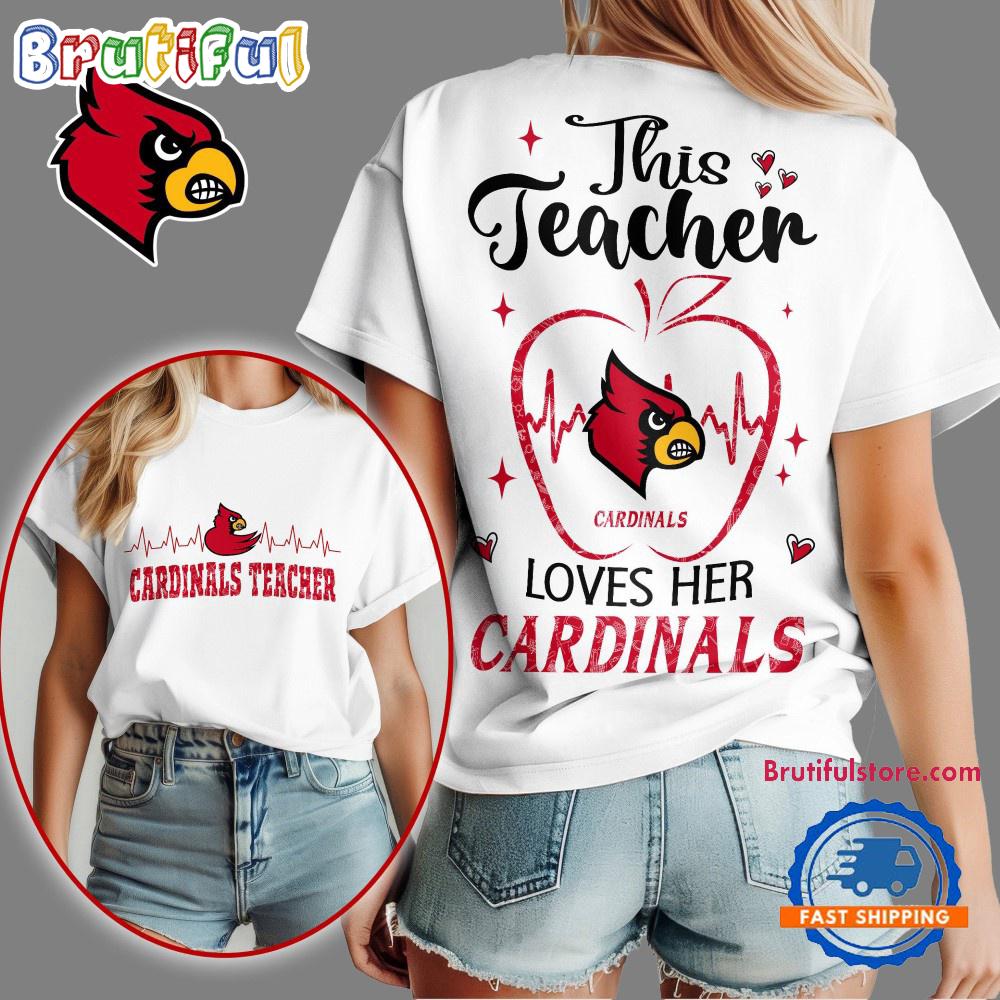 Louisville Cardinals Teacher Appreciation Month Vintage T Shirt