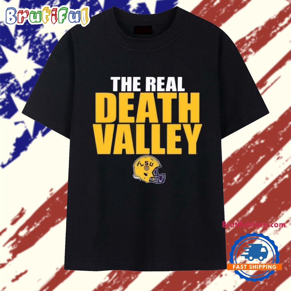 LSU Tigers The Real Death Valley Helmet 2025 T Shirt