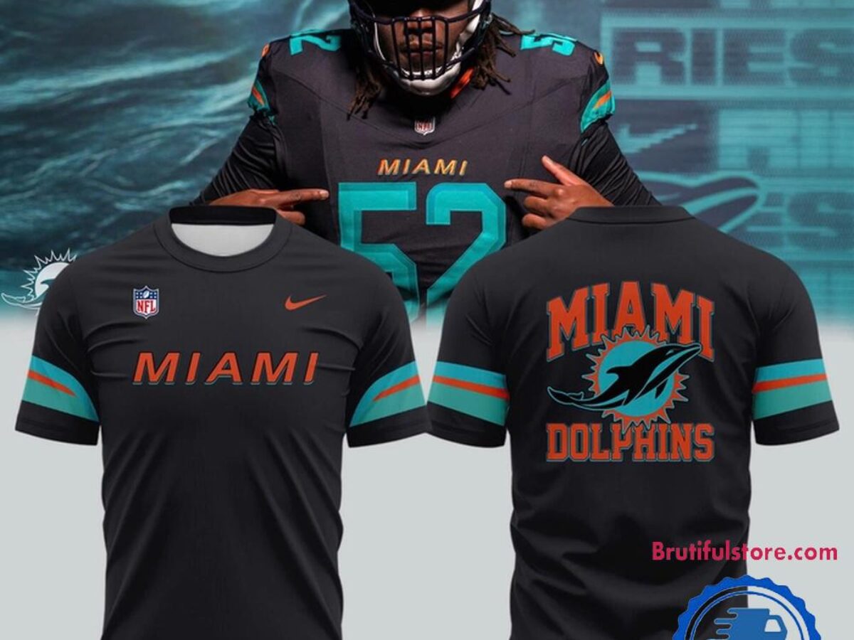 Miami Dolphins Dark Waters Rivalries Uniforms 2025 T Shirt