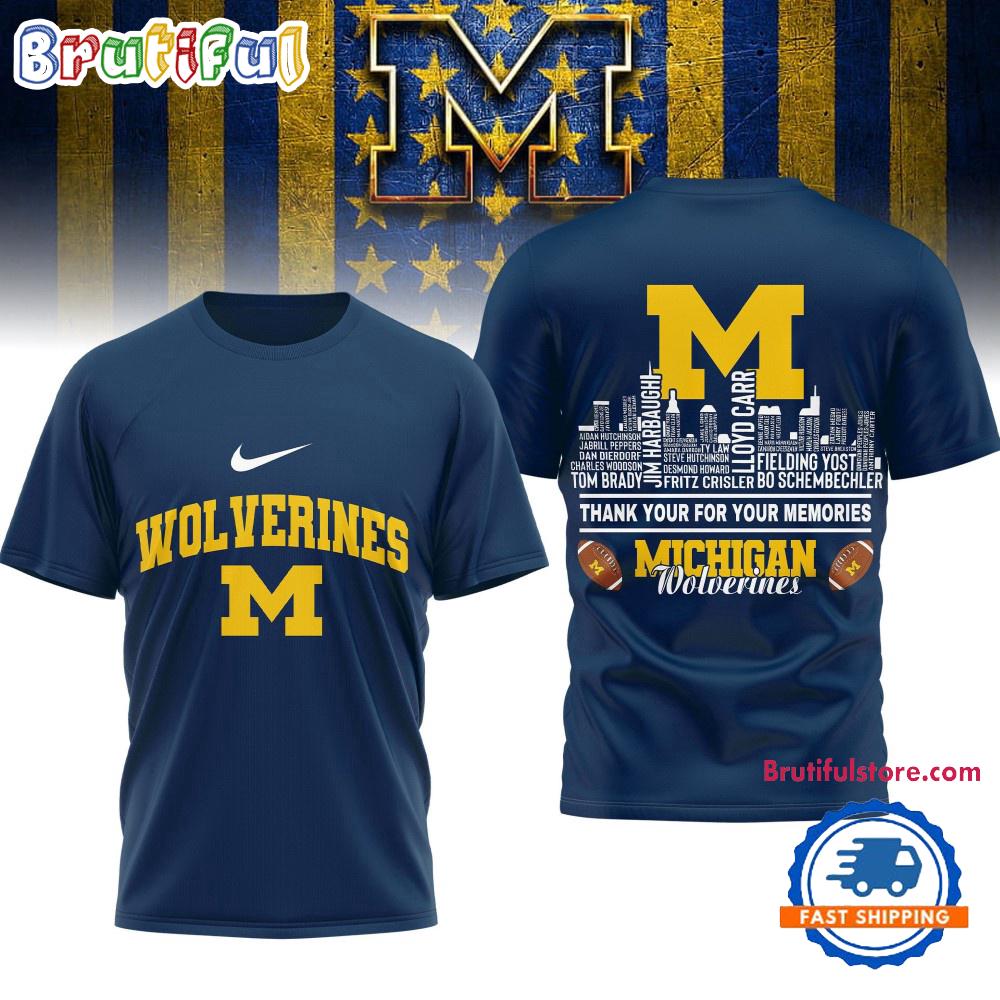 Michigan Wolverines Legends of the Game 3D Shirt