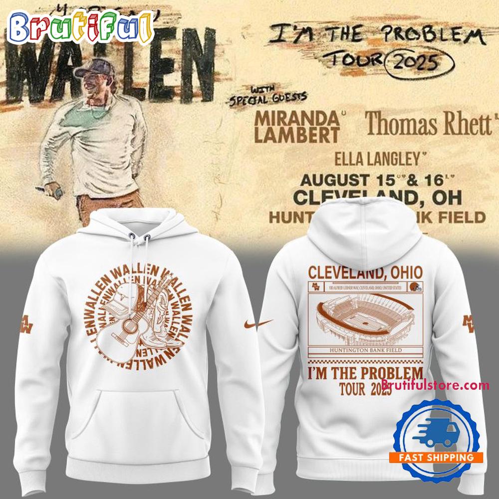 Morgan Wallen x Cleveland Browns 2025 3D Hoodie