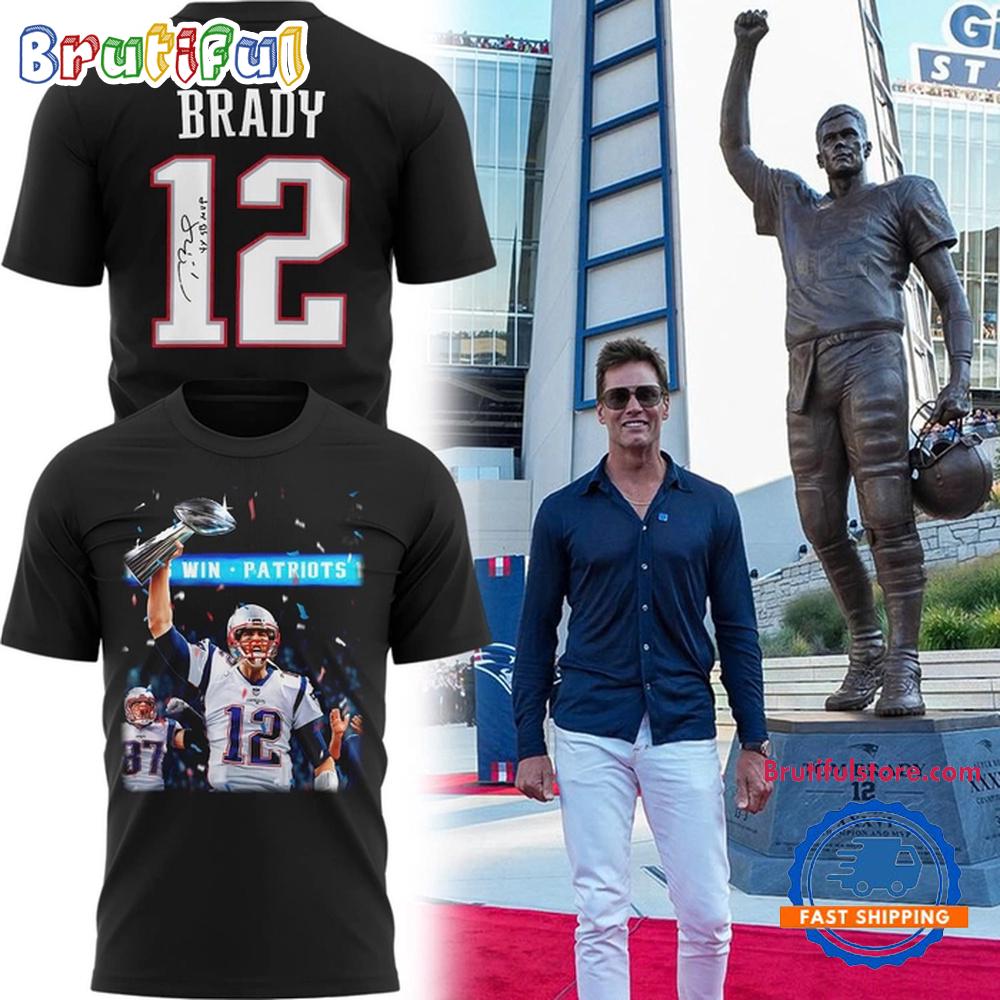 New England Patriots Tom Brady Graphic 2025 T Shirt