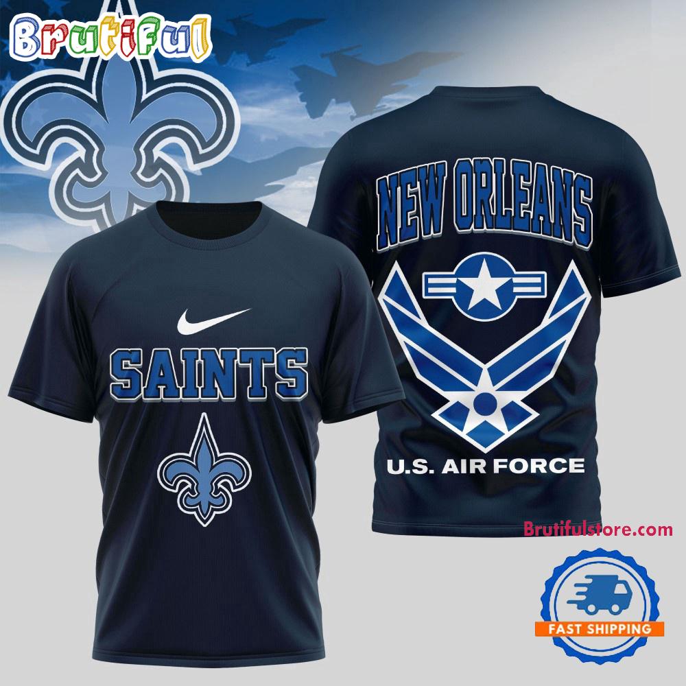 New Orleans Saints US Air Force Military Unisex 3D Shirt