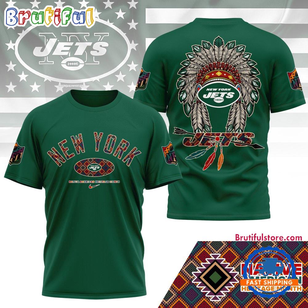New York Jets Native American Heritage Month 3D Shirt
