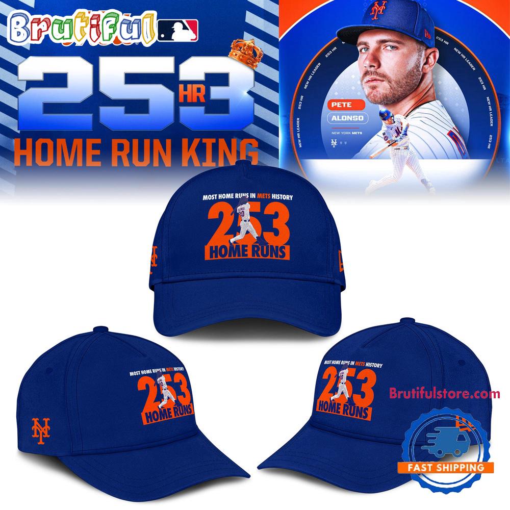 New York Mets Pete Alonso 253 Home Run New Design Cap