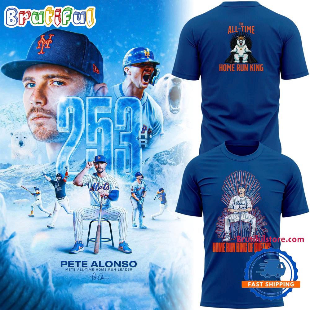 New York Mets Pete Alonso Home Run King T Shirt