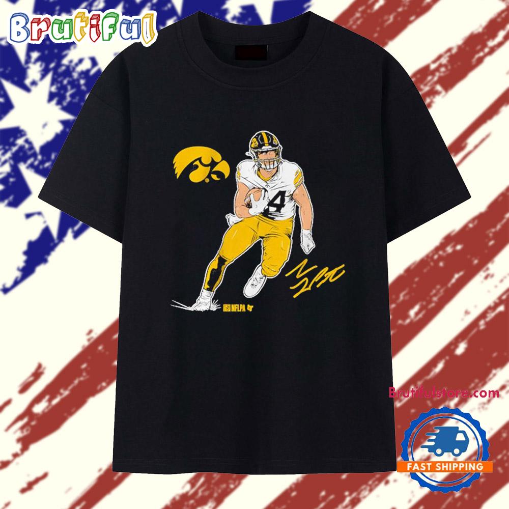 Nice Iowa Football Sam LaPorta Superstar Pose 2025 T Shirt