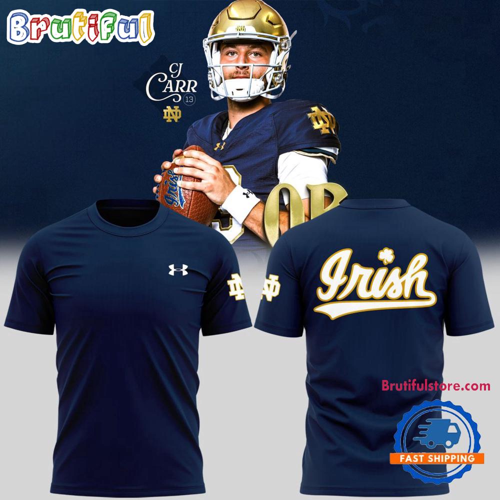Notre Dame Fighting Irish Football 2025 New Uniform T Shirt